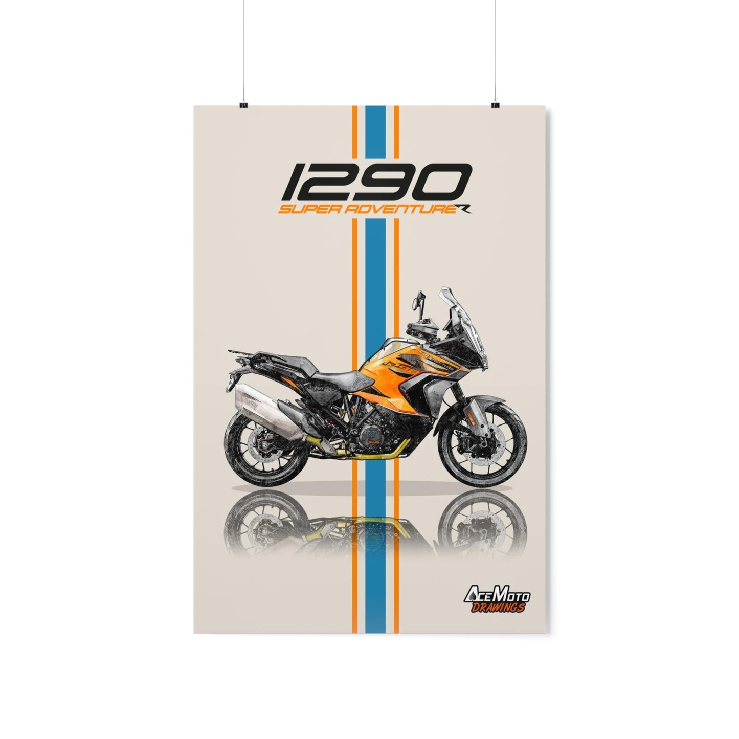 KTM 1290 Super Adventure R  | Wall Art - Frame Poster - 2022