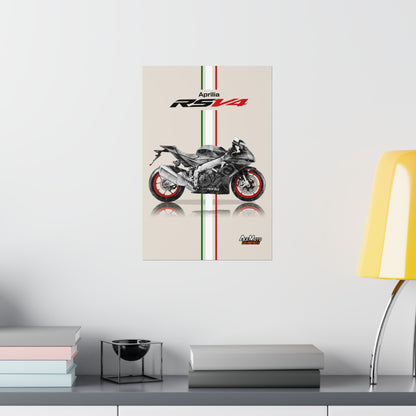 Aprilia RSV4 1000RR drawing poster On the wall1