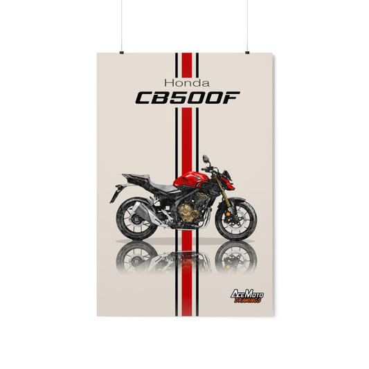 Honda CB500F | Wall Art - Frame Poster - 2022