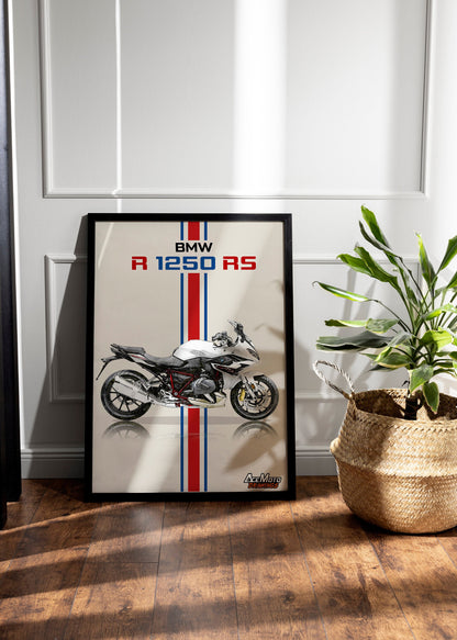 BMW R1250 RS Drawing | Wall Art - Frame Poster - 2022