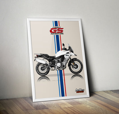 BMW F850 GS Adventure Drawing | Wall Art - Frame Poster - 2022